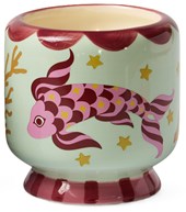 Designworks A Dopo 8oz./226g Koi Fish Ceramic Candle - Sea Salt & Sage
