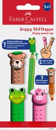 Faber Castell Grippy Pencil Cap Friend - Set of 3