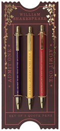 Portico Shakespeare Set of 3 Pens