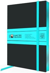 Flame Tree Black Artisan Paperback Notebook