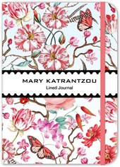Museums & Galleries Midi Lined Journals - Red Floral