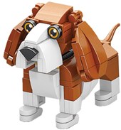 Lesser & Pavey Minibricks Floppy Ear Puppy - Brown