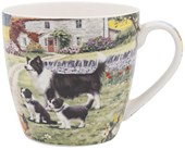 Lesser & Pavey Collie & Sheep Breakfast Mug