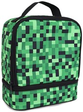 Pixel Lunch Bag - Green