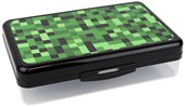 Pixel Plastic Pencil Box - Green