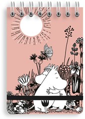 Flame Tree Moomin Love Spiral Bound Pocket Notebook