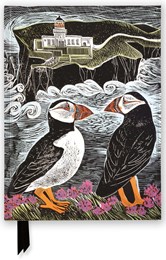 Flame Tree Angela Harding: Fair Isle Puffins Foiled Journal Notebook