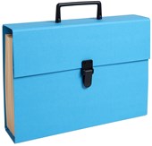 Exacompta File Expand Case Multi File A4 20 Compartments - Turquoise