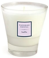 Tipperary Crystal Sweet Pea Candle