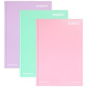 Eason 3 Pack A4 160 Page Hardback Notebooks - Pastel Colours