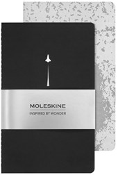 Moleskine NASA Plain Cahiers Large Notebook - Set of 2