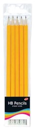 Club Wallet 5 Pencils with Eraser ends