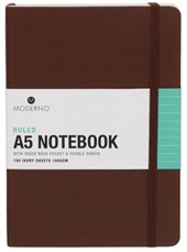 Moderno A5 Brown Softcover Notebook