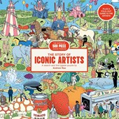 Laurence King The Story of Iconic Artists Puzzle - 500 Piece